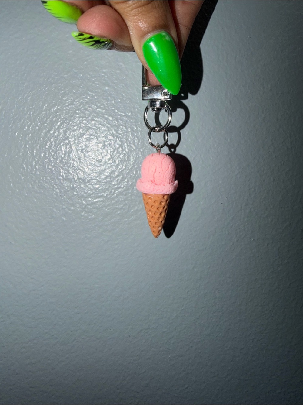 Ice Cream Cone Bag Charm - Picture 5 of 7